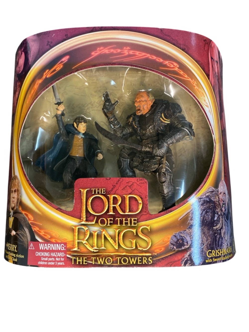 Two Towers Action Figure Set - Black & Gray